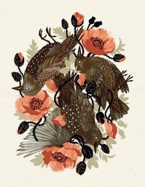 Artwork Title: Spangled and Plumed