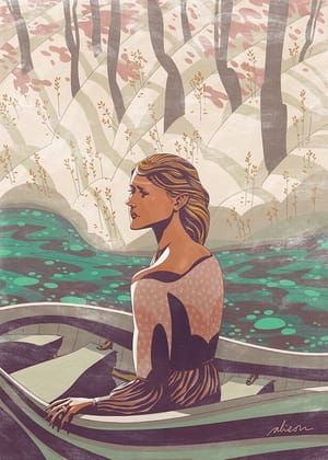 Artwork Title: Galadriel / Portrait of Patti