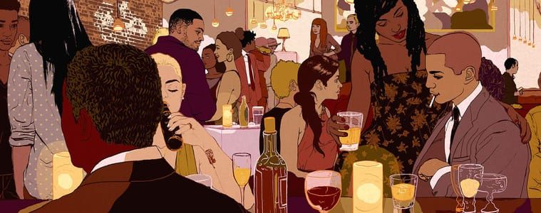 Artwork Title: Bar Scene
