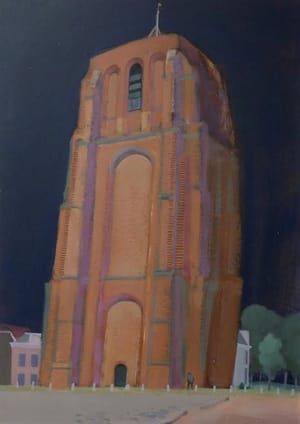 Artwork Title: 5 over 12 voor de pispaal van Leeuwarden