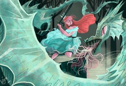 Artwork Title: The Princess, Who Rescued Herself