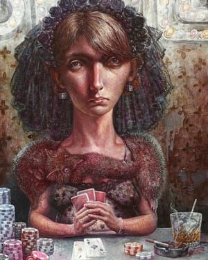 Artwork Title: The Luckiest Widow In The World