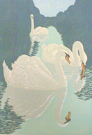 Artwork Title: Schwäne (Swans)
