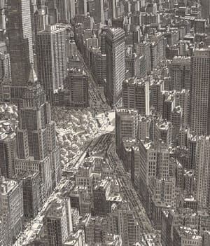 Artwork Title: Broadway And 5th In Manhattan