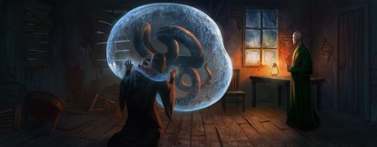 Artwork Title: Snape is Bitten by Nagini