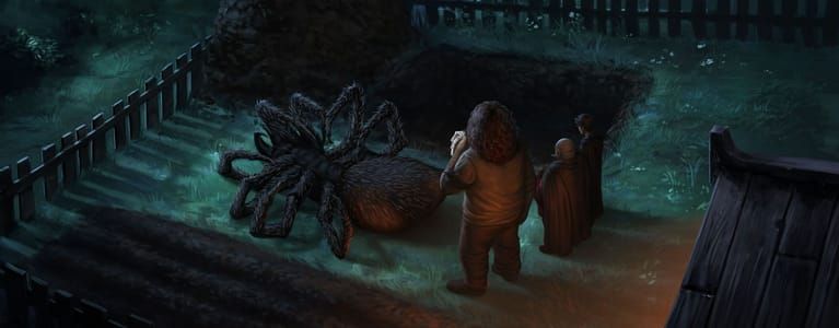 Artwork Title: Burying Aragog