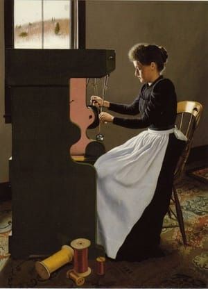 Artwork Title: A Lady of Baptist Corner, Ashfield, Massachusetts
