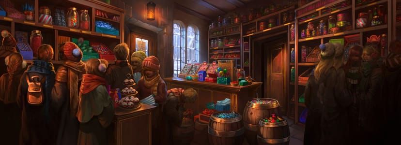 Artwork Title: Inside Honeydukes