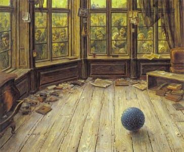 Artwork Title: Den blå kugle (The Blue Ball)
