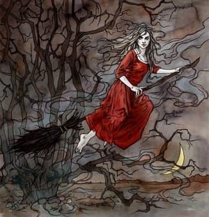 Artwork Title: Broom Ride