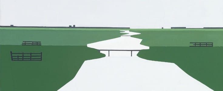 Artwork Title: Hollands landschap (Dutch Landscape)