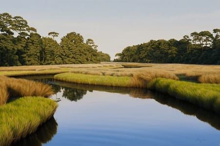 Artwork Title: Late Summer Marsh