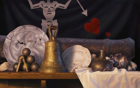 Artwork Title: Under the Black Flag