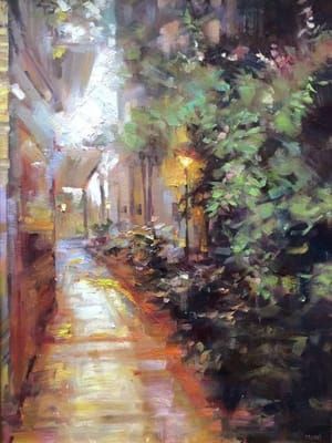 Artwork Title: Morning Light on Fulton Lane