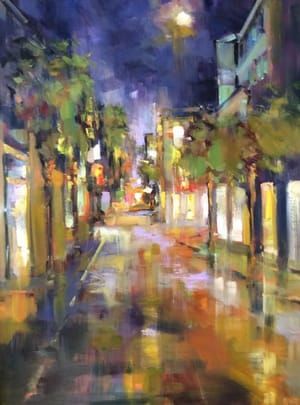 Artwork Title: Night on Market
