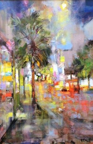 Artwork Title: Window Reflections on King