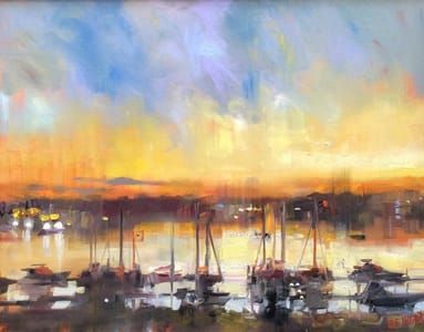 Artwork Title: Marina Dusk