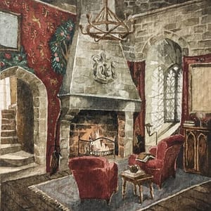 Artwork Title: Gryffindor Common Room