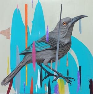 Artwork Title: Thrasher con Azul