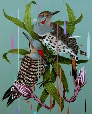 Artwork Title: Flickers and Epiphyllum