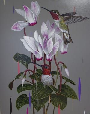 Artwork Title: Annas and Cyclamens