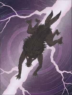 Artwork Title: Raijū