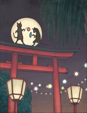 Artwork Title: Bakeneko
