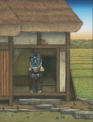 Artwork Title: Ao Bōzu