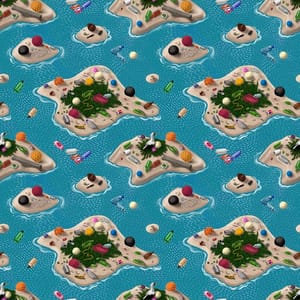 Artwork Title: Garbage Islands