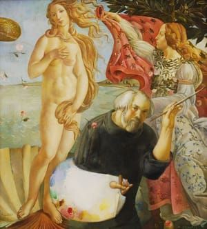 Artwork Title: Pašportrets ar Botičelli Venēru