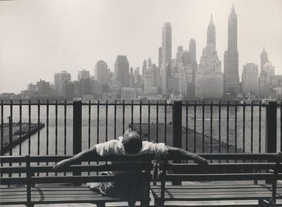 Artwork Title: Manhattan From the Brooklyn Promenade)