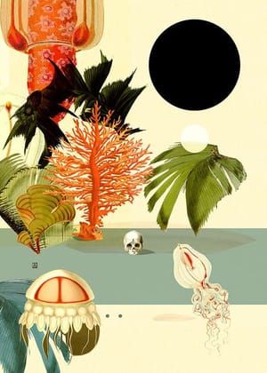 Artwork Title: Botanical Composition - The Level of Oxygen in Three Stages (2 of 3)