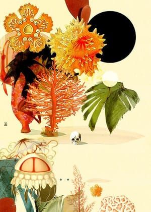 Artwork Title: Botanical Composition - The Level of Oxygen in Three Stages (3 of 3)