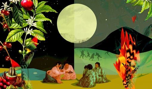 Artwork Title: The Origins of Coffee - The Legend of Robusta