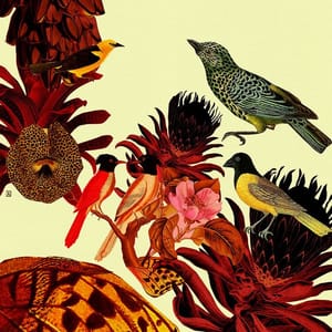 Artwork Title: Disturbed Botanical Composition