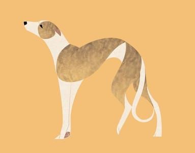 Artwork Title: Year of the Dog: Whippet