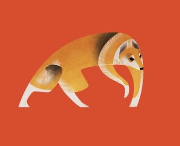 Artwork Title: Year of the Dog: Norwegian Lundehund