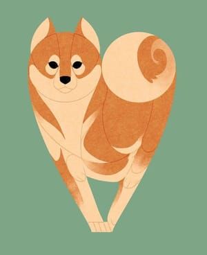Artwork Title: Year of the Dog: Shiba Inu