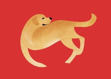 Artwork Title: Year of the Dog: Labrador Retriever