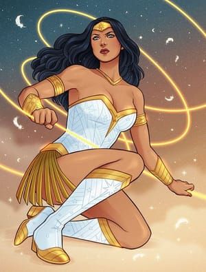 Artwork Title: Celestial Wonder Woman