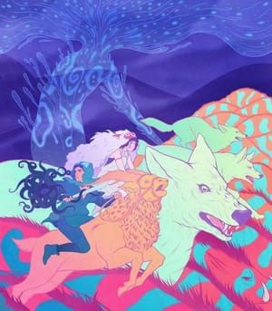 Artwork Title: Ghibli Tribute: Mononoke Hime