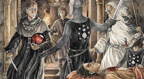 Artwork Title: The Pyre of Denethor