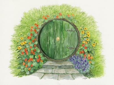 Artwork Title: Hobbit Door
