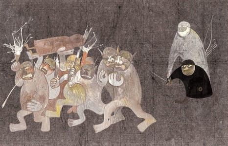 Artwork Title: Sam Pursues the Orcs (The Orcs Carry Frodo Off)