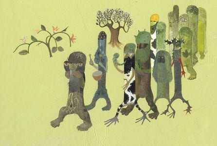 Artwork Title: The Ents Marching on Isengard