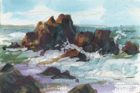 Artwork Title: Ogunquit Waves