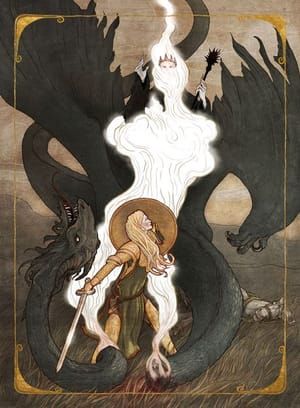 Artwork Title: Eowyn and the Nazgul