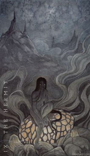 Artwork Title: IX The Hermit