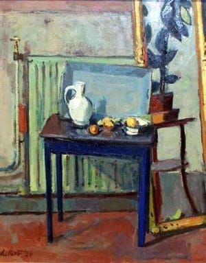 Artwork Title: De blauwe tafel (The Blue Table)