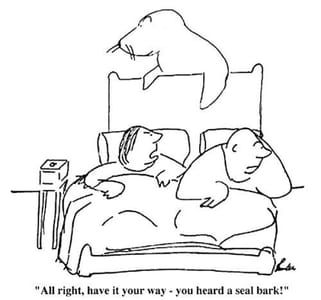 Artwork Title: All right, have it your way - You heard a seal bark!